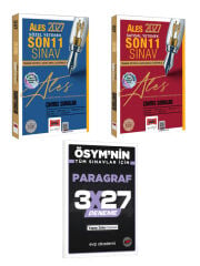 Yargı 2027 ALES Sözel+Sayısal Yetenek Son 11 Sınav Tamamı Çözümlü Çıkmış Sorular+EVP Akademi 3x27 Paragraf Deneme