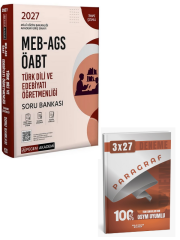 Pegem 2027 ÖABT MEB-AGS Türk Dili ve Edebiyatı Öğretmenliği Soru Bankası Çözümlü+ Anla Kazan Paragraf