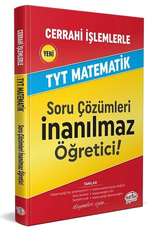 Cerrahi İşlemlerle TYT Matematik Editör Yayınları