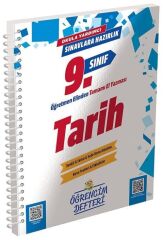 Murat 9. Sınıf Tarih Öğrencim Defteri Murat Yayınları