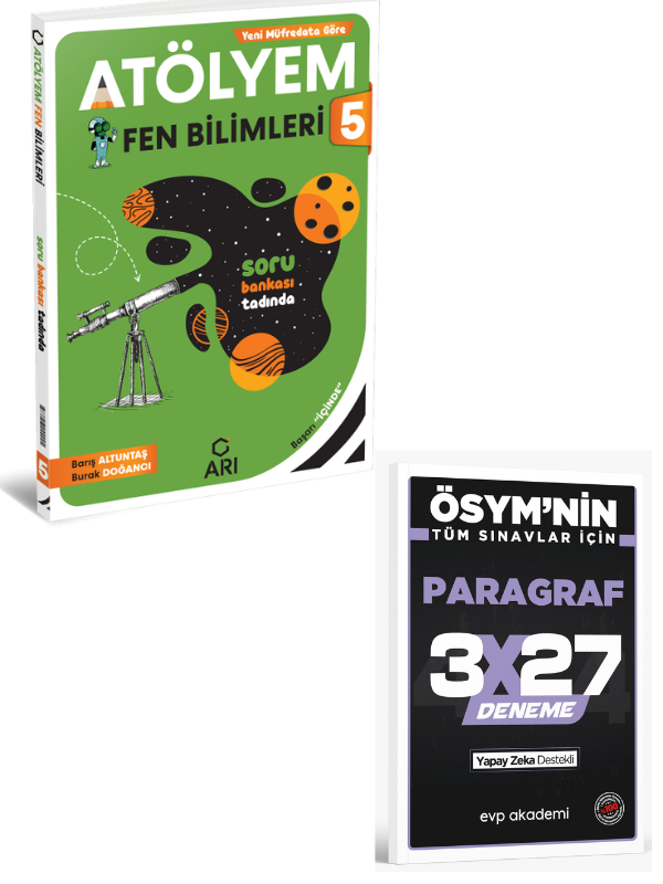 Arı 2027 5. Sınıf Fen Bilimleri Atölyem+ EVP Akademi Paragraf
