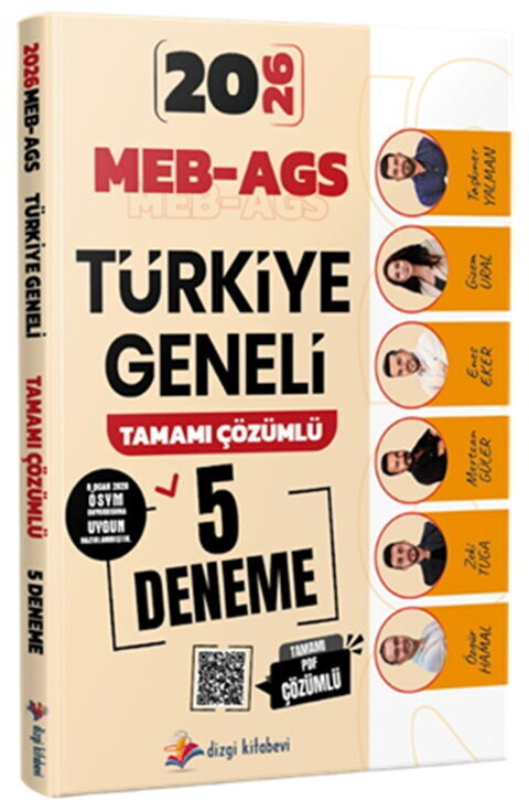 Dizgi Kitap 2026 MEB AGS Türkiye Geneli Tamamı PDF Çözümlü 5 Deneme