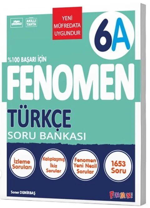 Fenomen Okul Yayınları 6. Sınıf Fenomen Türkçe A Soru Bankası