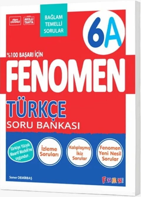 Fenomen Okul Yayınları 6. Sınıf Fenomen Türkçe A Soru Bankası