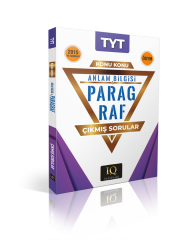IQ Yayınları TYT Konu Konu Anlam Bilgisi Paragraf Çıkmış Sorular 2015-2024