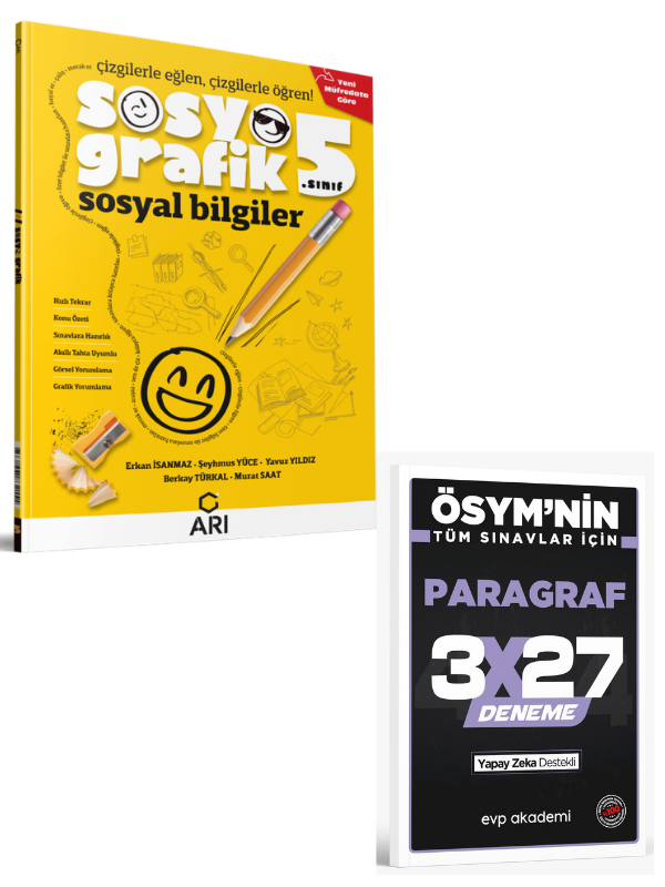 Arı 2027 5. Sınıf Sosyal Bilgiler Sosyo Grafik+ EVP Akademi Paragraf