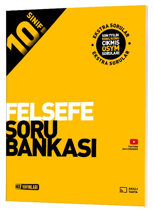 Hız Yayınları 10. Sınıf Felsefe Soru Bankası