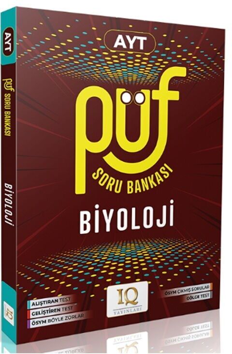 IQ Yayınları YKS AYT Biyoloji Püf Soru Bankası IQ Yayınları