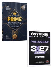 Aktif Öğrenme 2027 TYT Maarif Prime Matematik Soru Bankası+EVP Akademi TYT Paragraf REST 17 x 21 Deneme