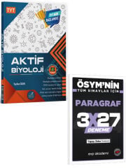 Aktif Öğrenme 2027 TYT Aktif Biyoloji 0 dan Başlayanlara+EVP Akademi 3x27 Paragraf Deneme