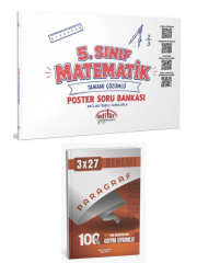 Editör 2027 5. Sınıf Matematik Poster Soru Bankası Çözümlü+ Anla Kazan Paragraf