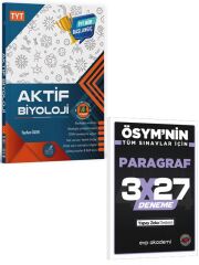 Aktif Öğrenme 2027 TYT Aktif Biyoloji 0 dan Başlayanlara+EVP Akademi 3x27 Paragraf Deneme