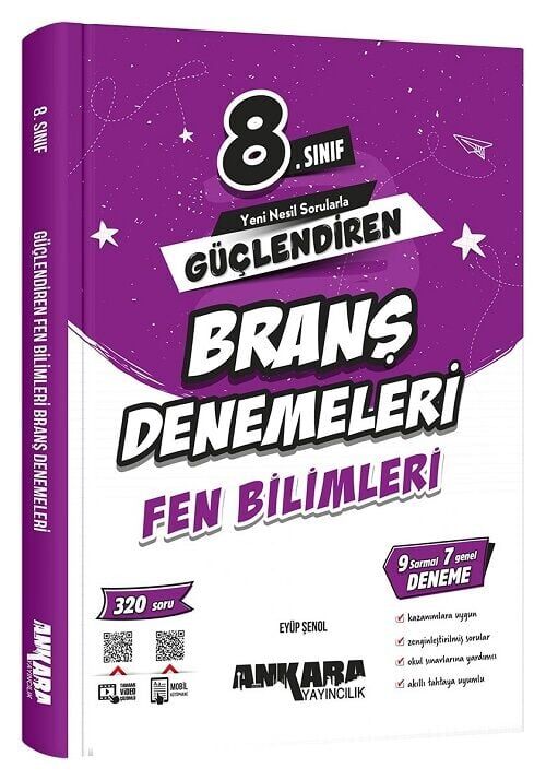 Ankara Yayıncılık 8. Sınıf Fen Bilimleri Güçlendiren Branş Denemeleri