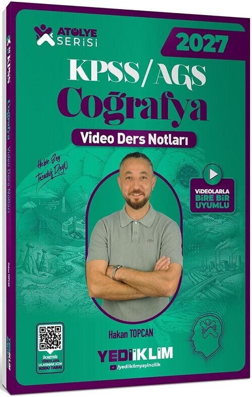 Yediiklim 2027 KPSS MEB-AGS Coğrafya Atölye Video Ders Notları - Hakan Topcan
