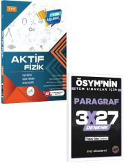 Aktif Öğrenme 2027 TYT Fizik 0 dan Başlayanlara+EVP Akademi 3x27 Paragraf Deneme