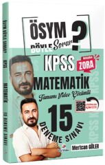 Dizgi Kitap ÖSYM Böyle Sorar 2026 KPSS Matematik Tamamı Video Çözümlü 15 Deneme