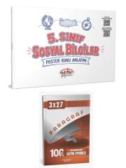 Editör 2027 5. Sınıf Sosyal Bilgiler Poster Konu Anlatımı + Anla Kazan Paragraf