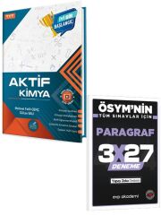 Aktif Öğrenme 2027 TYT Aktif Kimya 0 dan Başlayanlara+EVP Akademi 3x27 Paragraf Deneme