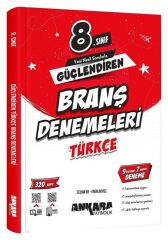 Ankara Yayıncılık 8. Sınıf Türkçe Güçlendiren Branş Denemeleri Ankara Yayıncılık