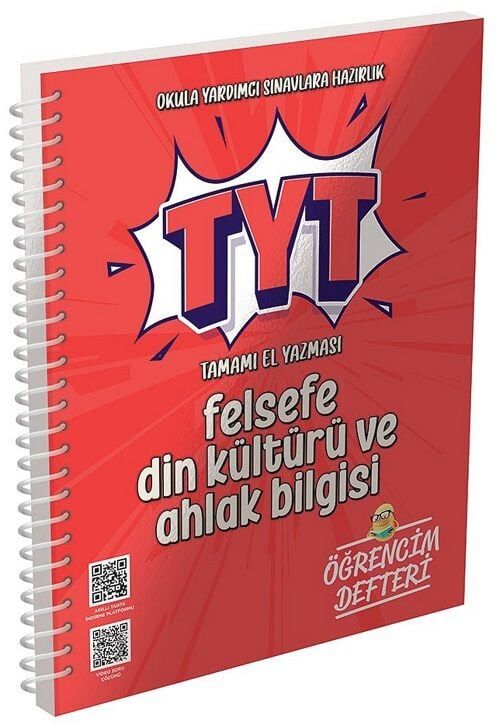 Murat YKS 2027 TYT Felsefe Din Kültürü ve Ahlak Bilgisi Öğrencim Defteri Murat Yayınları