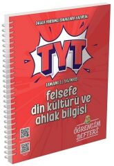 Murat YKS 2027 TYT Felsefe Din Kültürü ve Ahlak Bilgisi Öğrencim Defteri Murat Yayınları