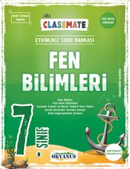 Okyanus Yayınları 7. Sınıf Classmate Fen Bilimleri Soru Bankası