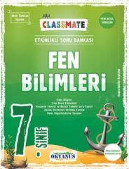 Okyanus Yayınları 7. Sınıf Classmate Fen Bilimleri Soru Bankası