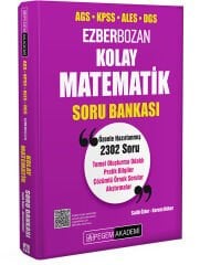 Pegem KPSS ALES DGS Kolay Matematik Soru Bankası Çözümlü