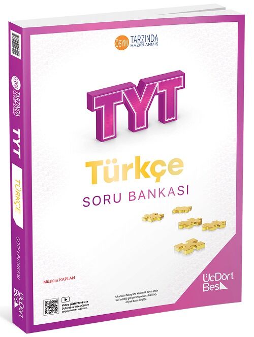 ÜçDörtBeş Yayınları TYT Türkçe Soru Bankası