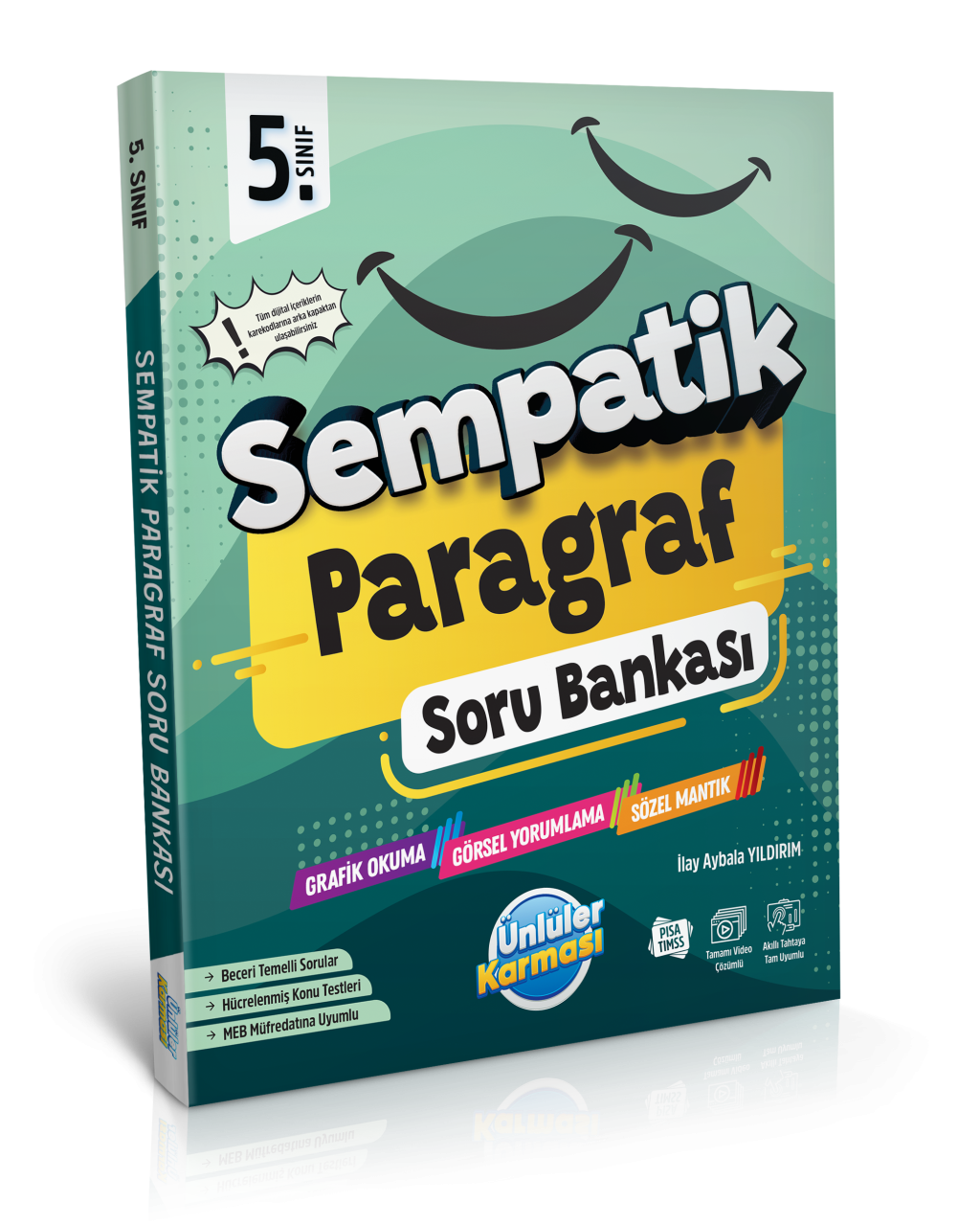 Ünlüler 5. Sınıf Paragraf Sempatik Soru Bankası Ünlüler Yayınları