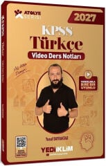 Yediiklim 2027 KPSS Türkçe Atölye Video Ders Notları - Yusuf Bayraktar
