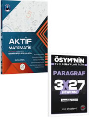 Aktif Öğrenme 2027  TYT Aktif Matematik 0 dan Başlayanlara+EVP Akademi 3x27 Paragraf Deneme