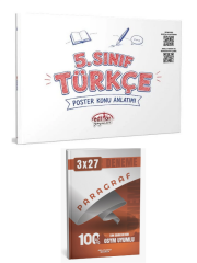 Editör 2027 5. Sınıf Türkçe Poster Konu Anlatımı+ Anla Kazan Paragraf