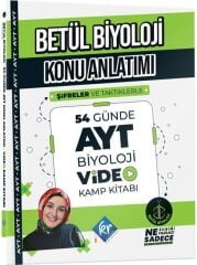 KR Akademi Betül Biyoloji Konu Anlatımı 54 Günde AYT Biyoloji Video Kamp Kitabı