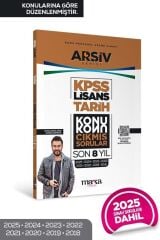 Marka 2026 KPSS Lisans Tarih Çıkmış Sorular Son 8 Yıl Konularına Göre Çözümlü ARŞİV Serisi Marka Yayınları