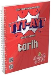 Murat YKS 2027 TYT AYT Tarih Öğrencim Defteri Murat Yayınları