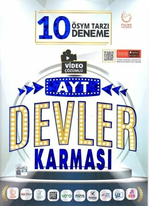 Palme Yayınları AYT Devler Karması 10 Deneme