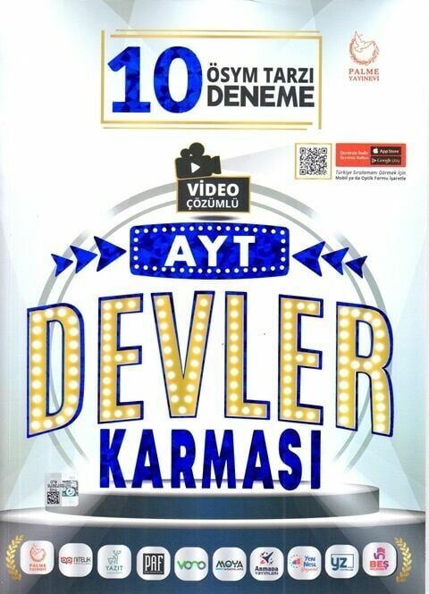 Palme Yayınları AYT Devler Karması 10 Deneme