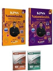 Yediiklim 2026 KPSS Vatandaşlık Atölye Video Ders Notları + Soru Bankası 2 li Set - Yasin Yıldız Yediiklim Yayınları