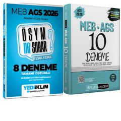 2026 MEB AGS Deneme Tamamı Çözümlü Süper 2'li Kazandıran Deneme Seti (08.01.2026 tarihli açıklamaya göre)