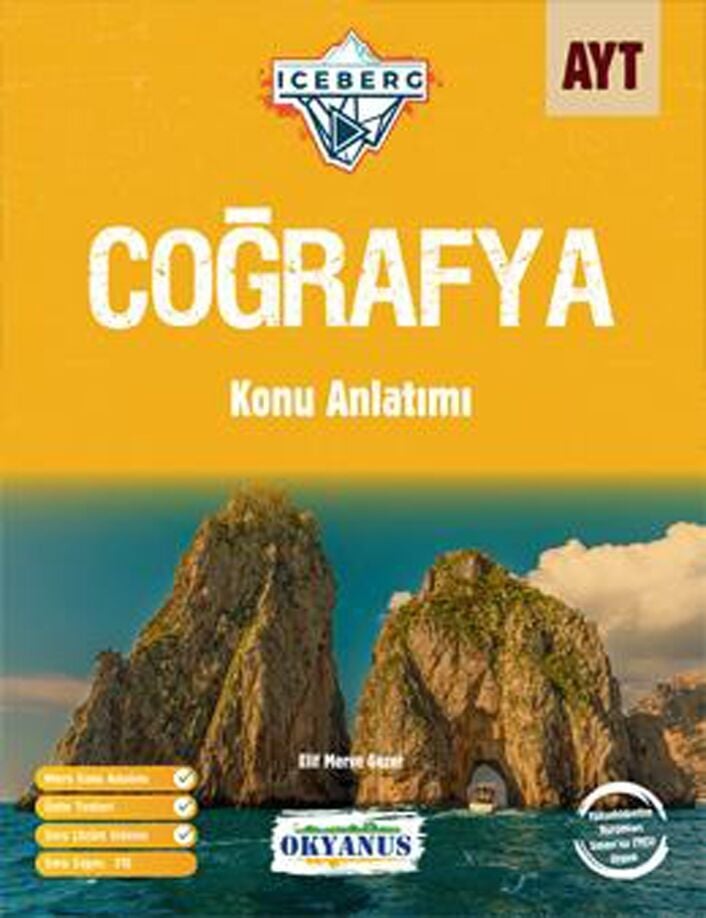 Okyanus Yayınları AYT Coğrafya Iceberg Konu Anlatımı