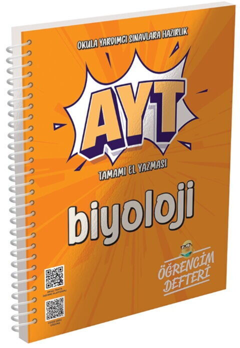 2027 Murat Yayınları AYT Biyoloji Öğrencim Defteri