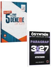 Aktif Öğrenme 2027 TYT 5 li Deneme Kuvvet Serisi+EVP Akademi 3x27 Paragraf Deneme