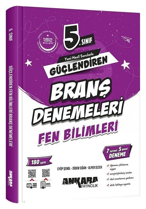 Ankara Yayıncılık 5. Sınıf Fen Bilimleri Güçlendiren Branş Denemeleri