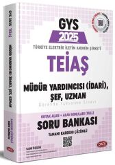 Data 2025 GYS TEİAŞ Genel Müdürlüğü Müdür Yardımcısı (İdari), Şef, Uzman Soru Bankası Çözümlü Görevde Yükselme Data Yayınları