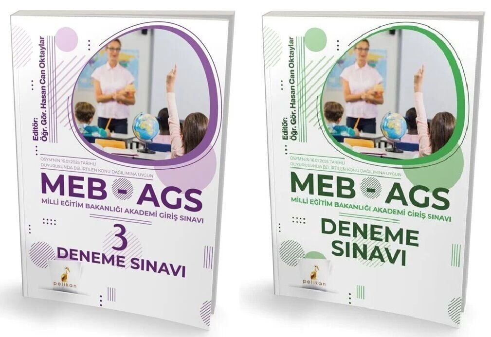 Pelikan MEB-AGS 3+1 Deneme 2 li Set - Hasan Can Oktaylar Pelikan Yayınları