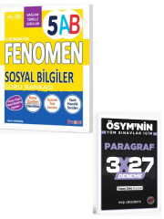 Fenomen 2027  5. Sınıf Sosyal Bilgiler A ve B Soru Bankası+ EVP Akademi Paragraf