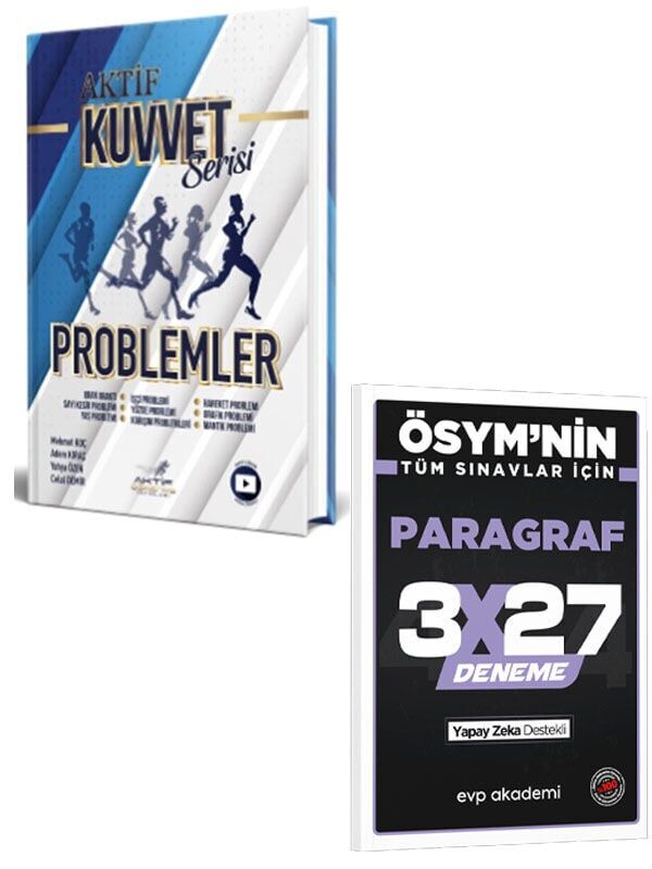 Aktif Öğrenme 2027 Problemler Kuvvet Serisi+EVP Akademi 3x27 Paragraf Deneme