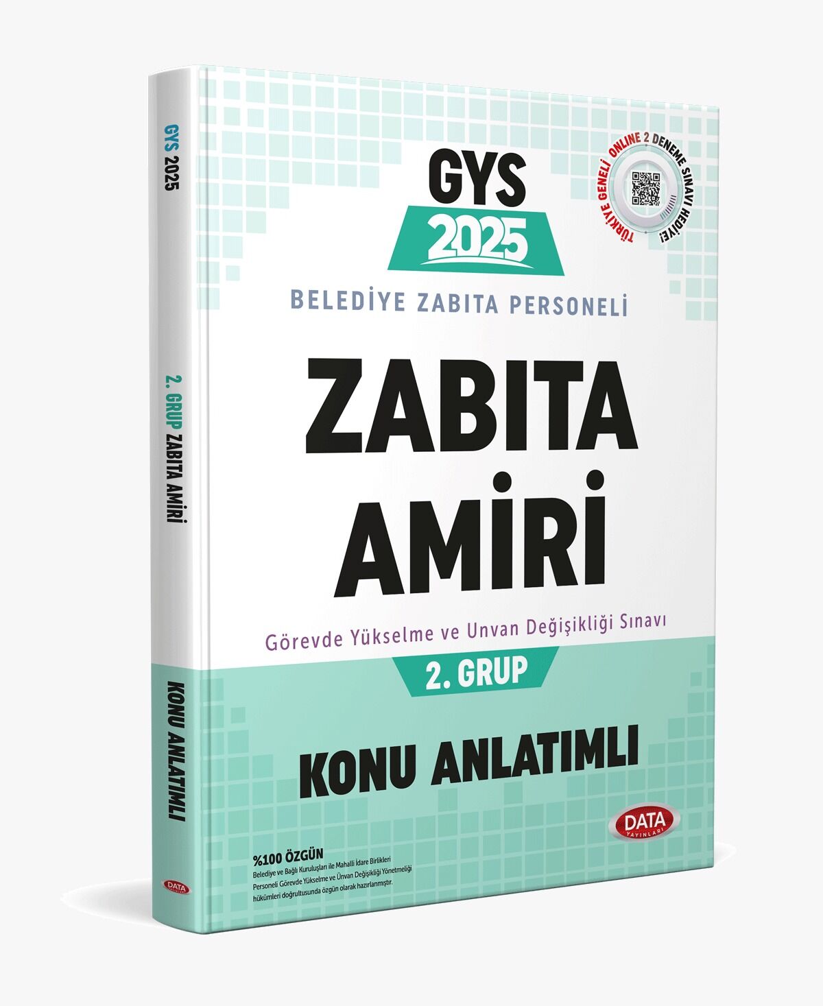 Data 2025 GYS Belediye Zabıta Amiri 10. Grup Konu Anlatımlı Görevde Yükselme Data Yayınları