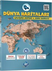 KR Akademi Coğrafyanın Kodları Dünya Haritaları Çalışma Defteri ve Soru Bankası